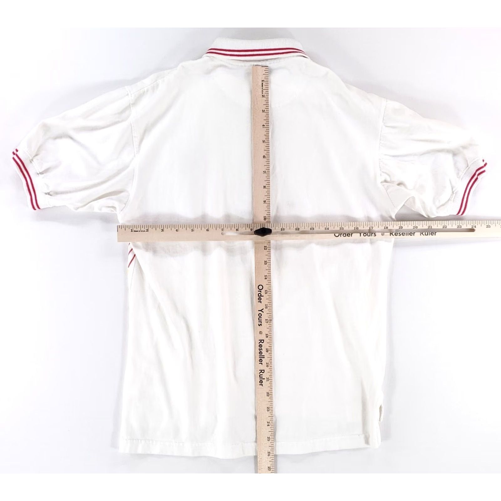 Vintage VINTAGE Kansas City Chiefs True Fan Polo Shirt White Short Sleeve Mens M 90s Y2K Fan Shirt Mans Size US M / EU 48-50 / 2 - 7 Thumbnail