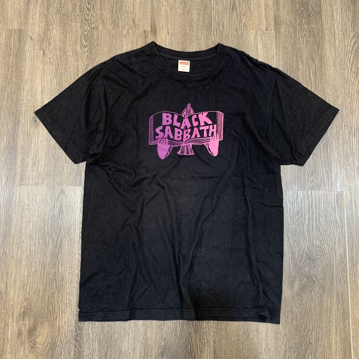Black Sabbath × Supreme Supreme x Black Sabbath Tome SS16 Black T-Shirt Size US XL / EU 56 / 4 - 1 Thumbnail