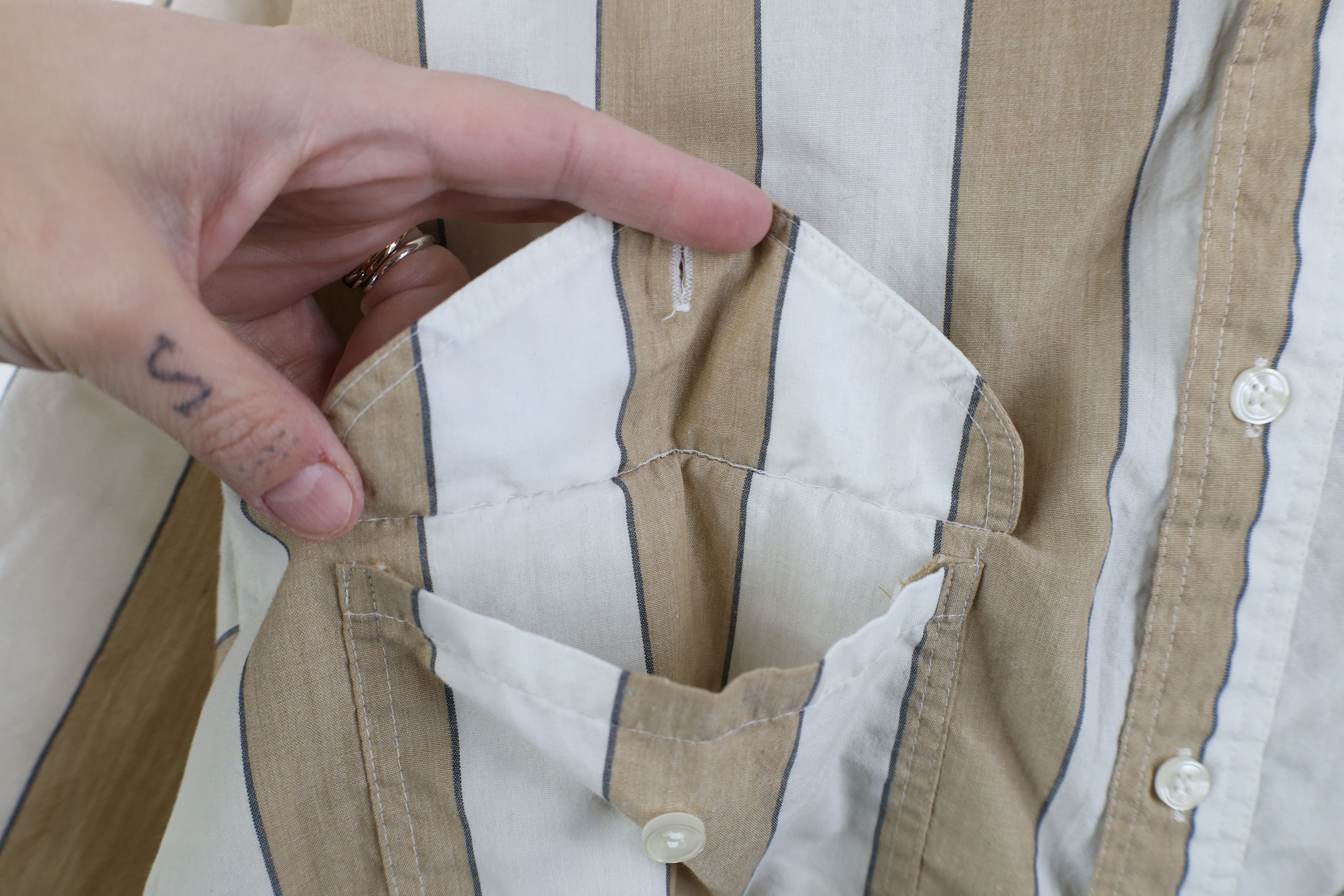 Levi's Vintage 80s Levis Big E Short Sleeve Button Down Shirt Size US L / EU 52-54 / 3 - 10 Thumbnail