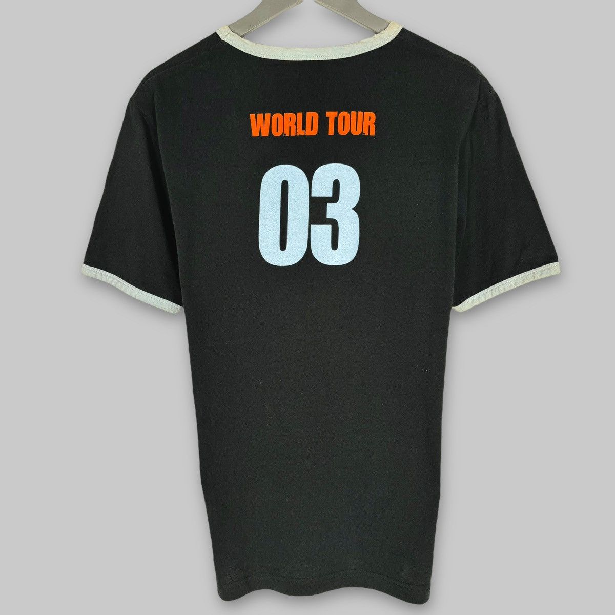 Band Tees Vintage 2003 Sepultura Roorback World Tour Ringer T Shirt Size US XL / EU 56 / 4 - 2 Thumbnail
