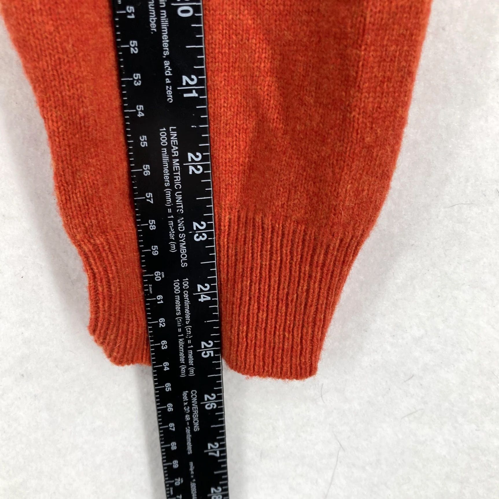 Polo Ralph Lauren Polo Ralph Lauren Sweater Mens XL Orange Lambswool Crewneck Pullover Green Pony Shirt Size US XL / EU 56 / 4 - 7 Thumbnail