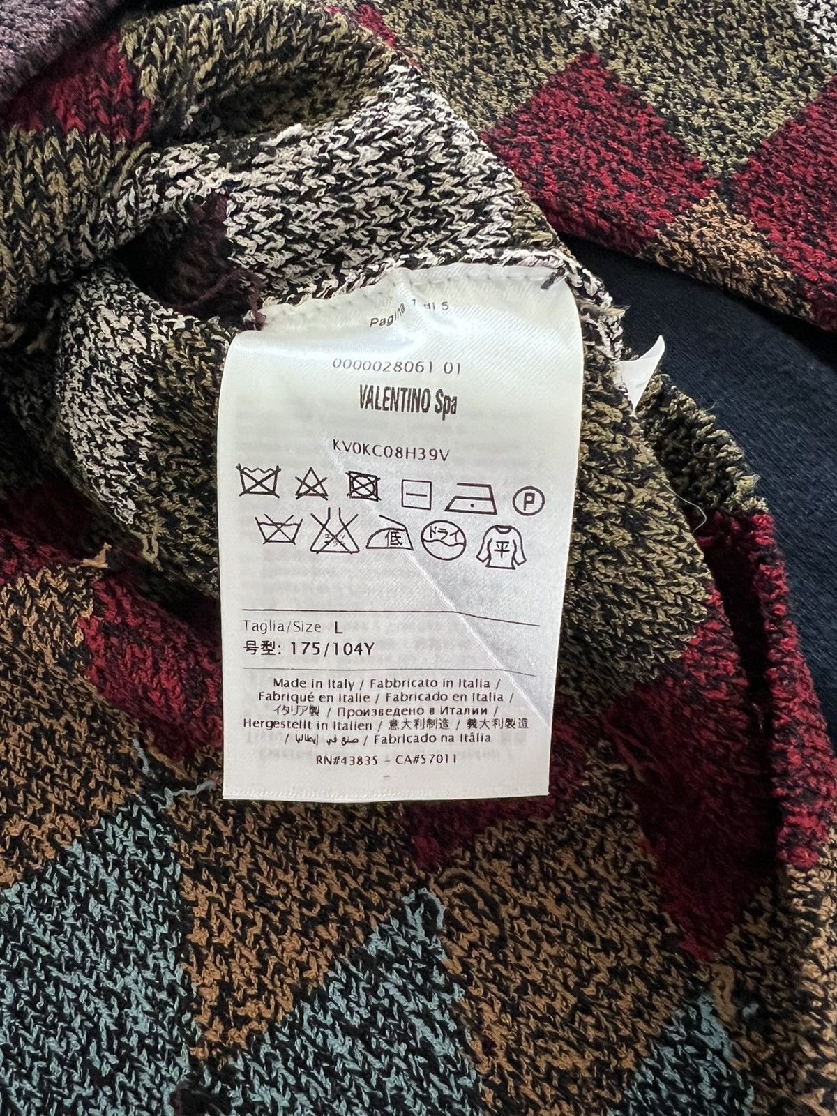 Valentino Valentino geometric sweater Size US L / EU 52-54 / 3 - 3 Thumbnail