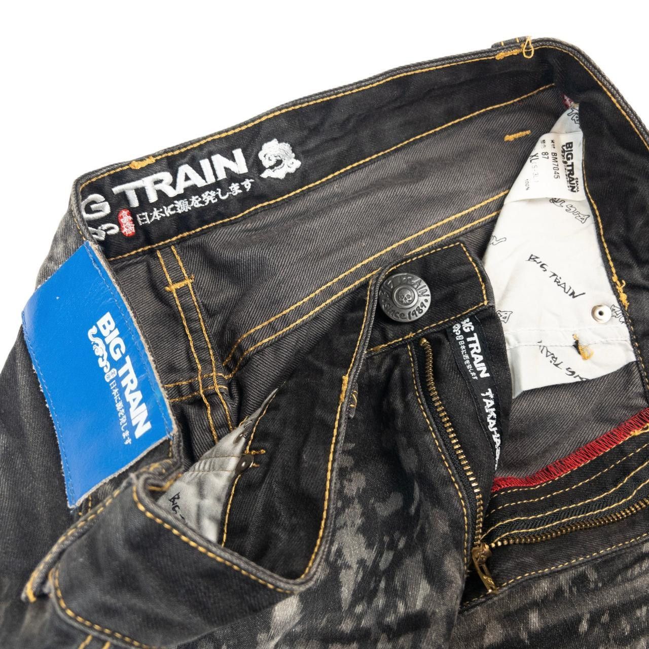 Other Vintage Big Train Embroidered Japanese Denim Jeans Size W32 Size US 32 / EU 48 - 6 Thumbnail