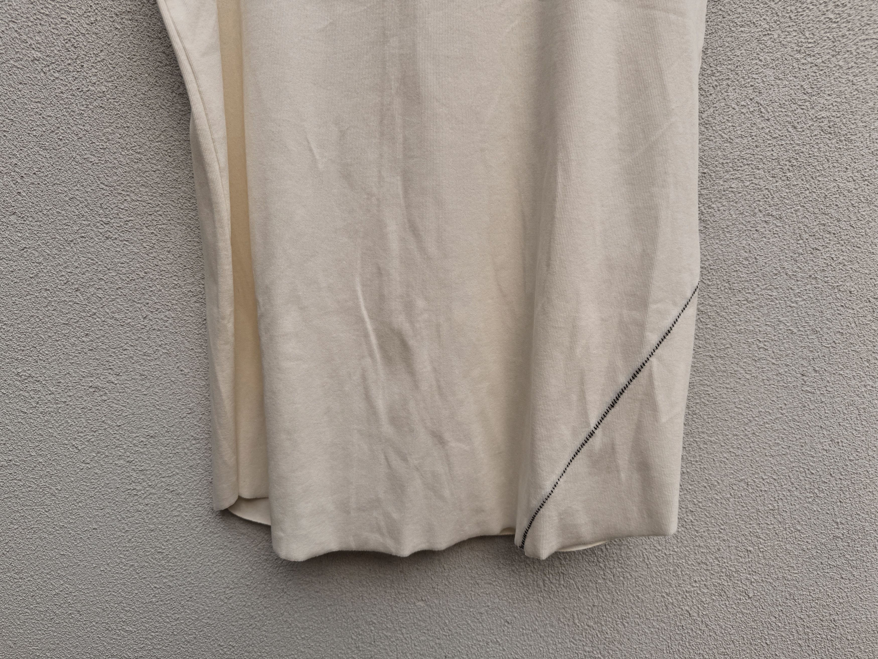 Thom Krom Thom Krom White Cream Tank Top XL Size US XL / EU 56 / 4 - 7 Thumbnail