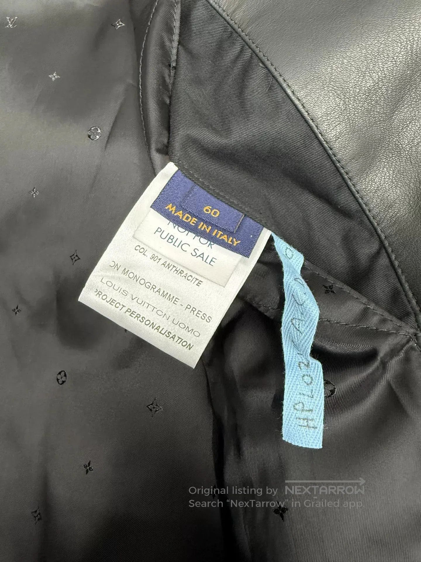 Louis Vuitton LV NBA Lambskin Baseball Leather Jacket. Size US L / EU 52-54 / 3 - 8 Thumbnail