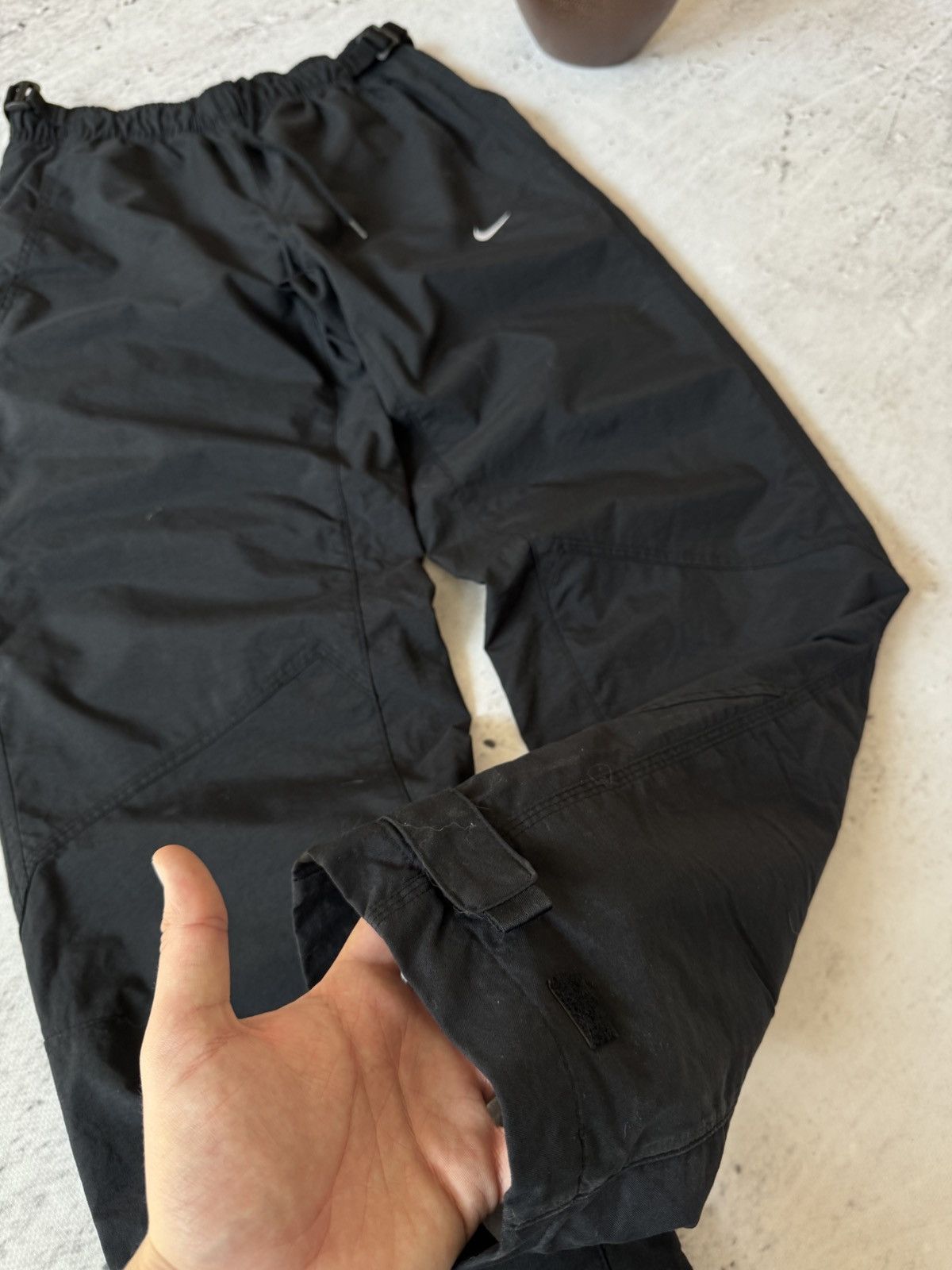 Nike × Vintage NIKE NYLON VINTAGE Y2K OVERSIZE BAGGY FIT PANTS SWEATPANTS Size US 32 / EU 48 - 3 Thumbnail