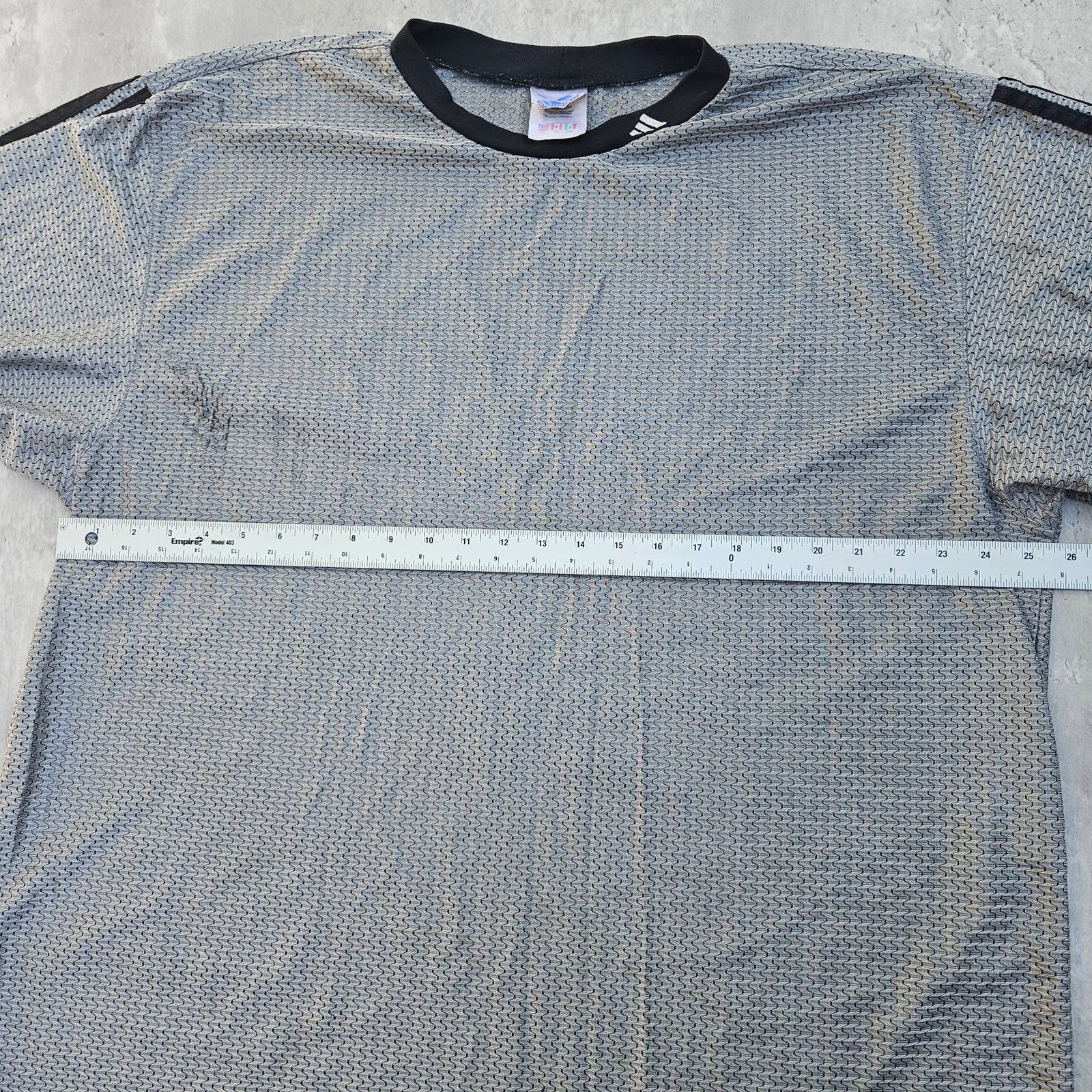Adidas Vintage Adidas Shirt Silver Chain-male Size 2XL Y2K Size US XL / EU 56 / 4 - 4 Thumbnail
