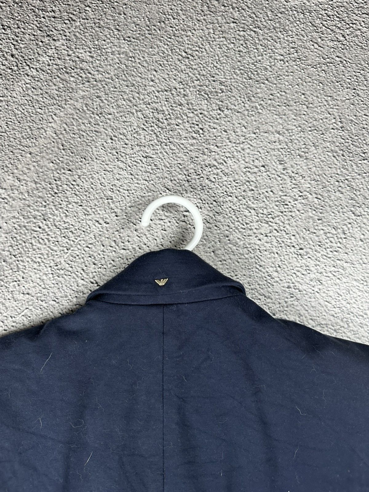 Giorgio Armani Armani Jeans Woman’s Blue Coat Jacket Old Money Style Size M / US 6-8 / IT 42-44 - 9 Thumbnail