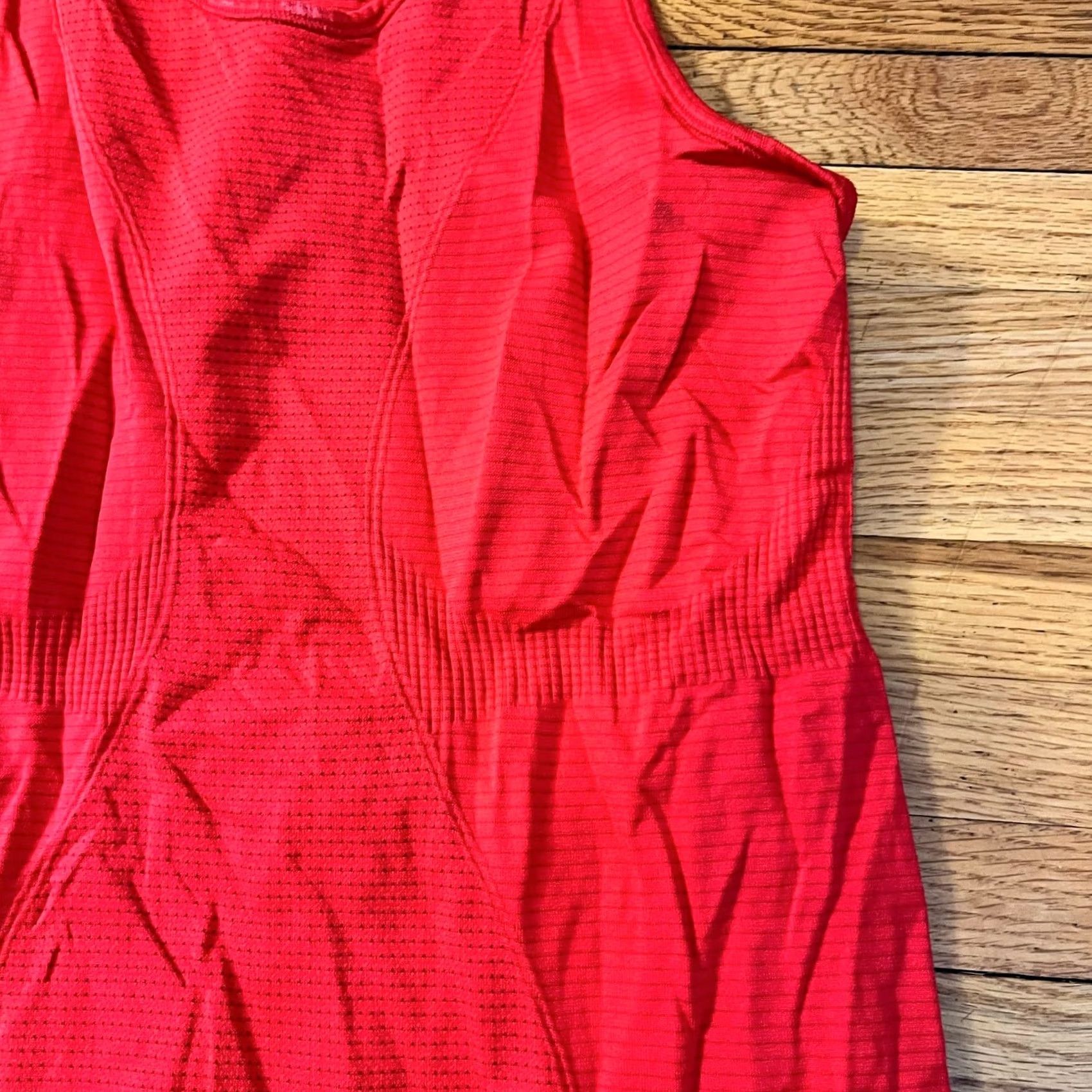 Vintage ZYIA Active Tank Shirt Womens Small Copper Charge Tank Top Neon Red USD Tank Top? Size S / US 4 / IT 40 - 2 Thumbnail
