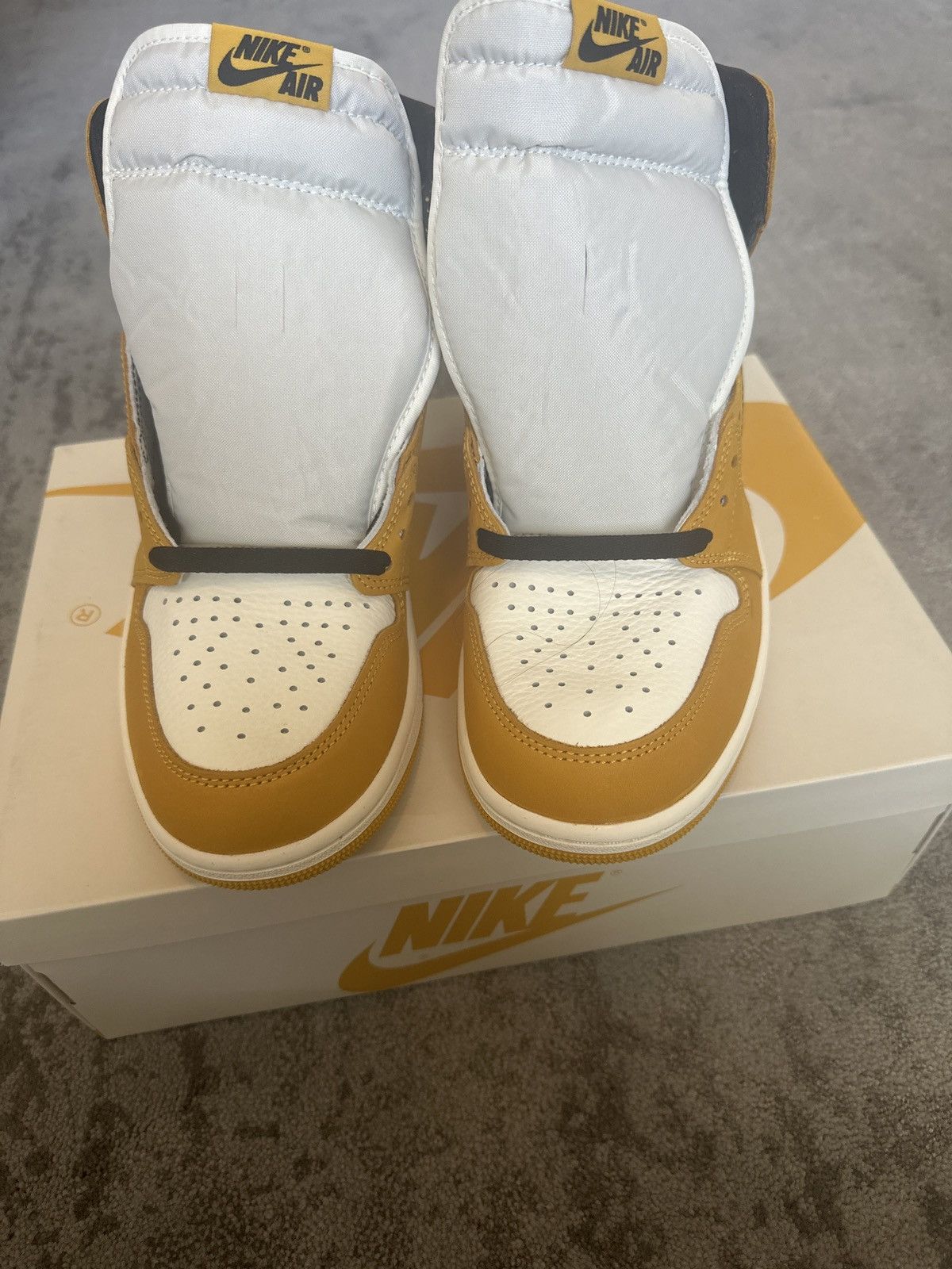 Jordan Brand Brand New- 10.5M Air Jordan 1 Yellow Ochre Size US 10.5 / EU 43-44 - 11 Thumbnail
