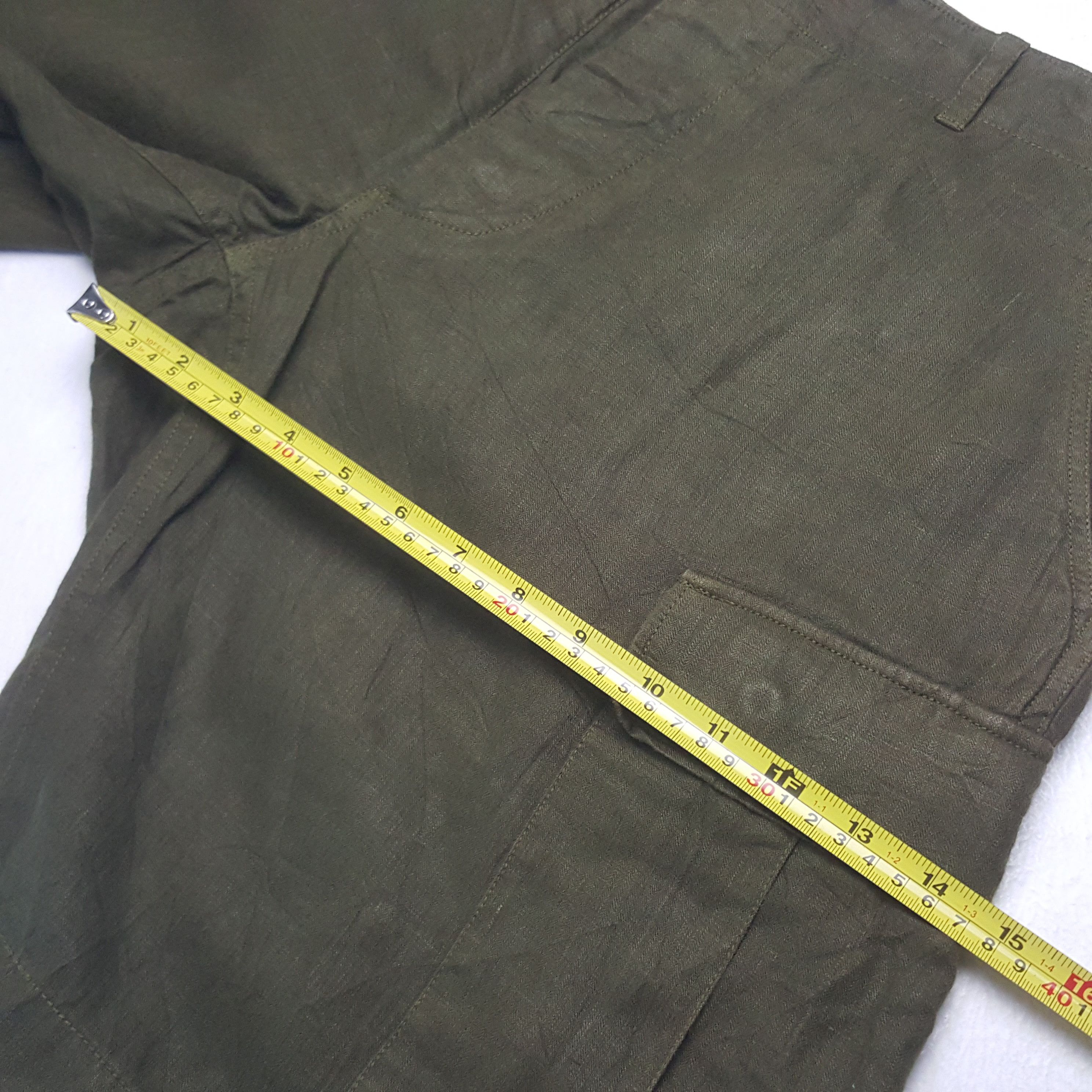 Vintage Vintage Vetenment de Travail Honnete Short Cargo Pants RR10 Size US 34 / EU 50 - 9 Thumbnail