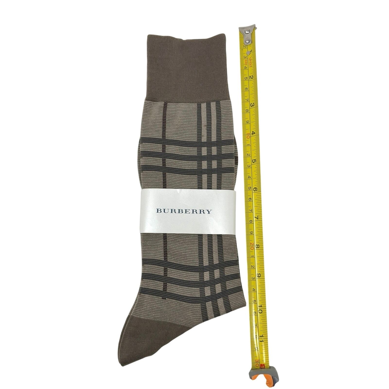 Burberry Burberry Nova Brown Dress Socks Size ONE SIZE - 5 Thumbnail