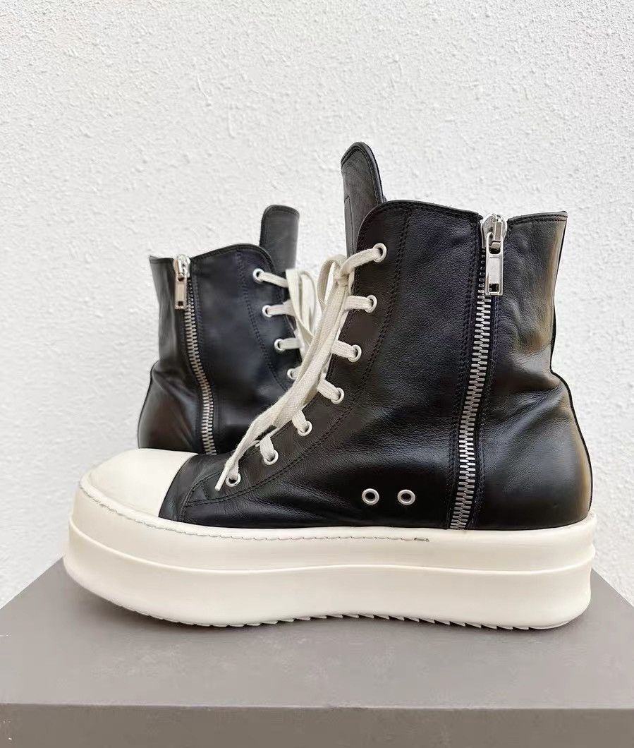 Rick Owens Rick Owens black and white Converse platform shoes Size US 11 / EU 44 - 5 Thumbnail