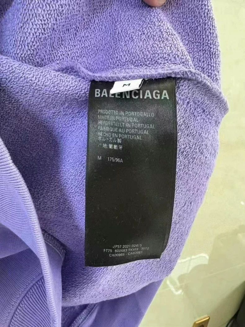 Balenciaga Balenciaga Purple Embroidered Coke Logo Hoodie Size US M / EU 48-50 / 2 - 4 Thumbnail