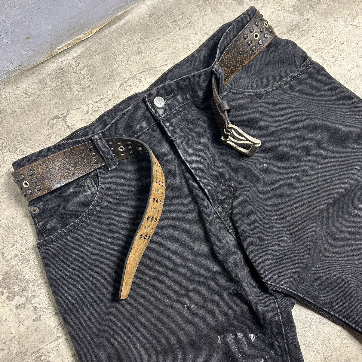 Levi's Levi's 517 Paint Stained Black Wash Size US 34 / EU 50 - 7 Thumbnail