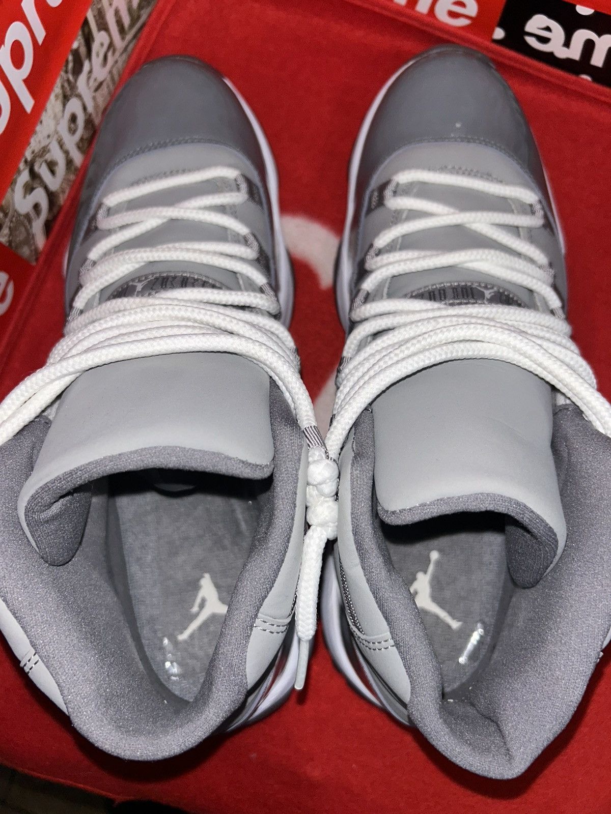 Jordan Brand Jordan 11 Retro Cool Grey (2010) size 12 RARE SHOE Size US 12 / EU 45 - 6 Thumbnail