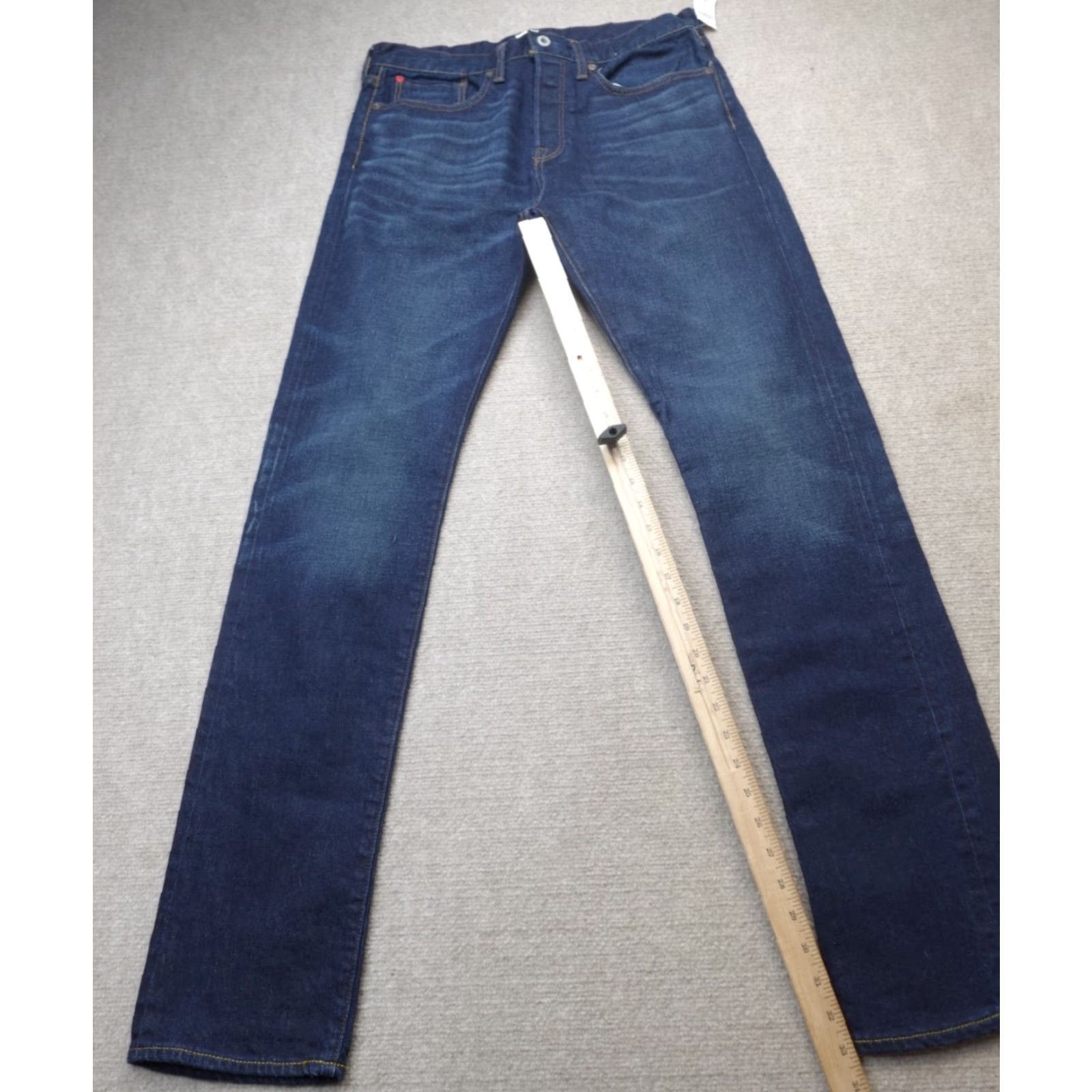 Gap Gap Jeans Slim Straight Blue 32 x 33 Men Bag 1969 Cotton Denim Belt Loops Oldstock NEW Size US 32 / EU 48 - 2 Thumbnail