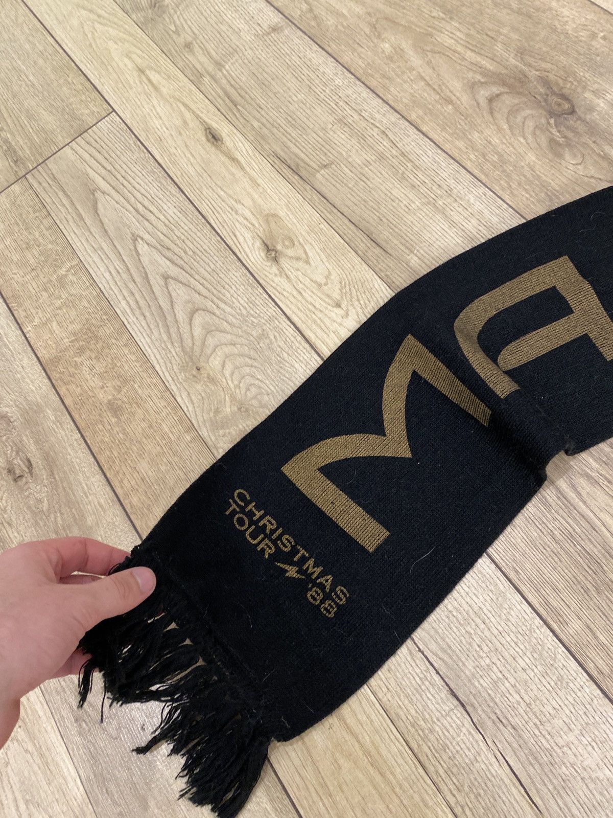 Band Tees × Vintage Vintage 1988 Rock Magnum Christmas tour Scarf Size ONE SIZE - 3 Thumbnail