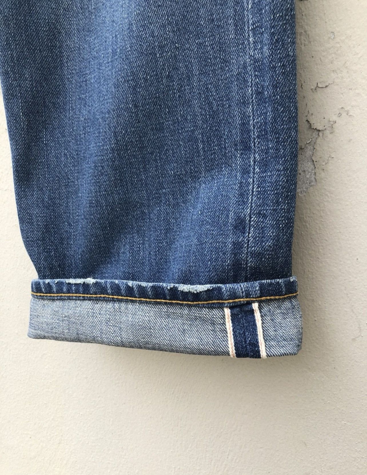 YAECA YEACA Japan Faded Blue Denim Selvedge Jeans Size US 30 / EU 46 - 13 Thumbnail
