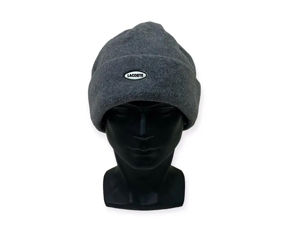 Lacoste × Polartec × Vintage Lacoste Polartec Small Logo Beanie Hat Size ONE SIZE - 1 Thumbnail