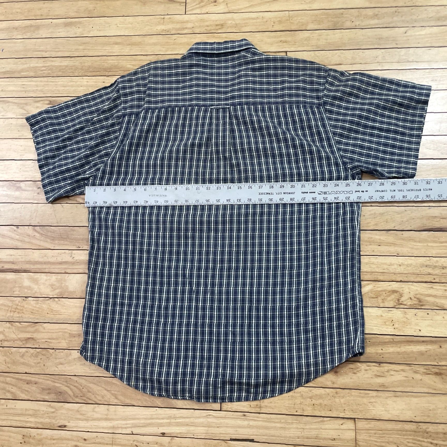 Eddie Bauer VINTAGE Eddie Bauer Button-Up Shirt Men L Blue Green Plaid Outdoors Camp Oxford Casual Workwear 90s Y2K Mens Size US L / EU 52-54 / 3 - 7 Thumbnail