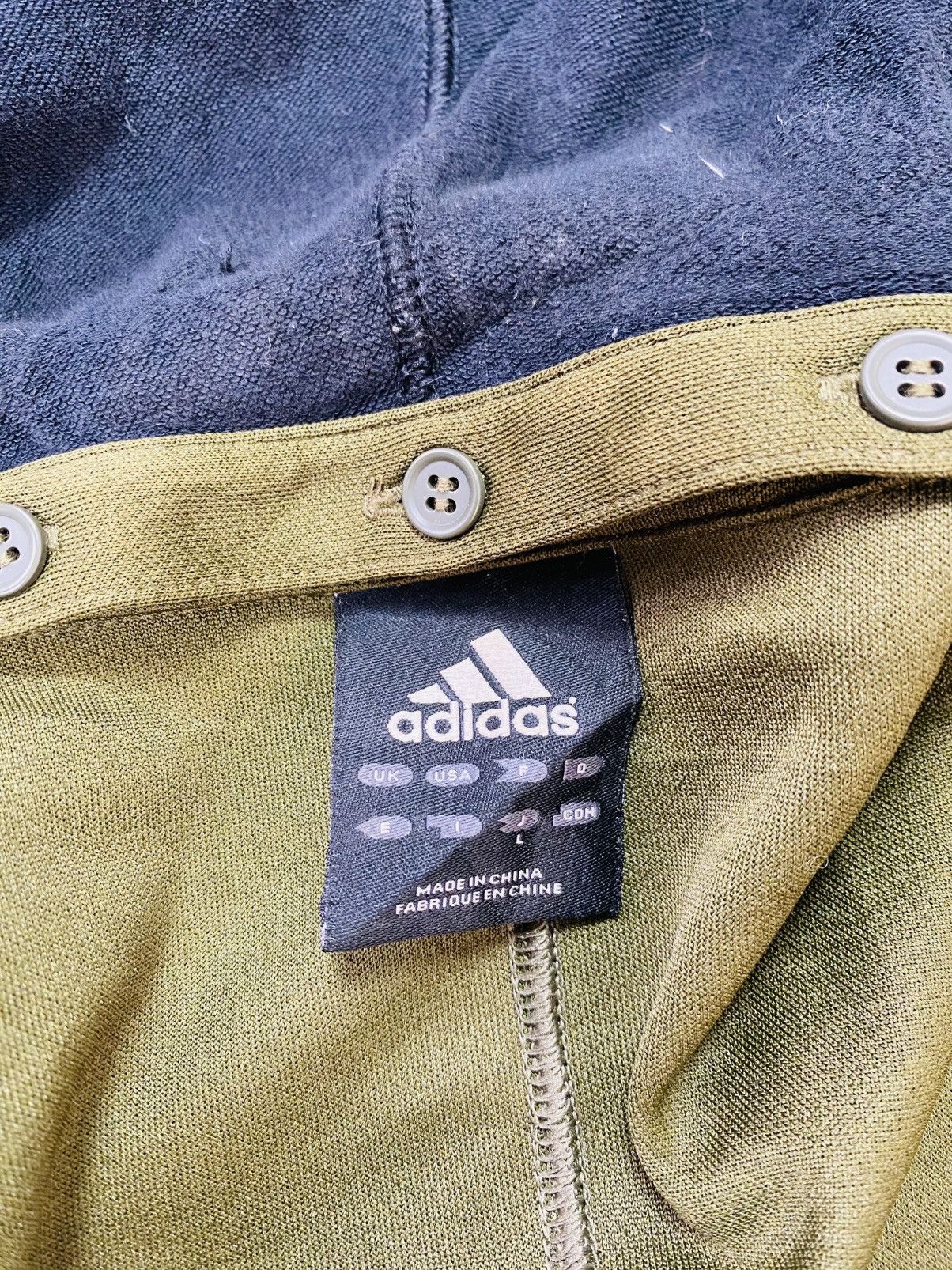 Adidas Rare Adidas Zipper Hoodie Jacket Size US M / EU 48-50 / 2 - 10 Thumbnail