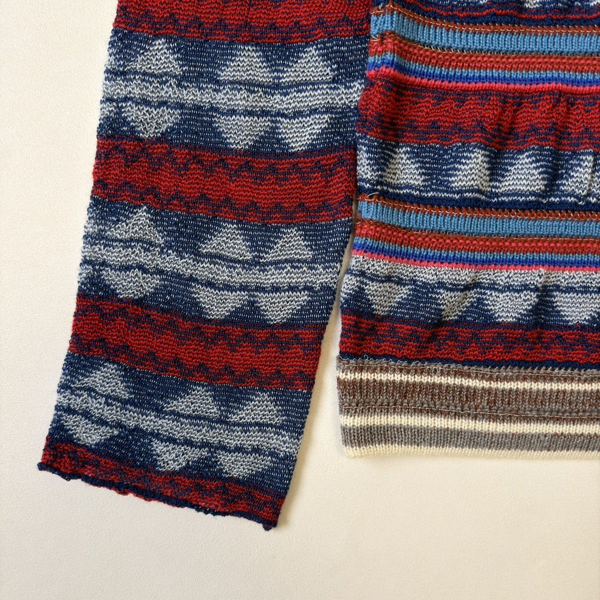 Comme des Garcons S/S 02 Patterned Wool Mixed Tension Sweater Size US M / EU 48-50 / 2 - 8 Thumbnail