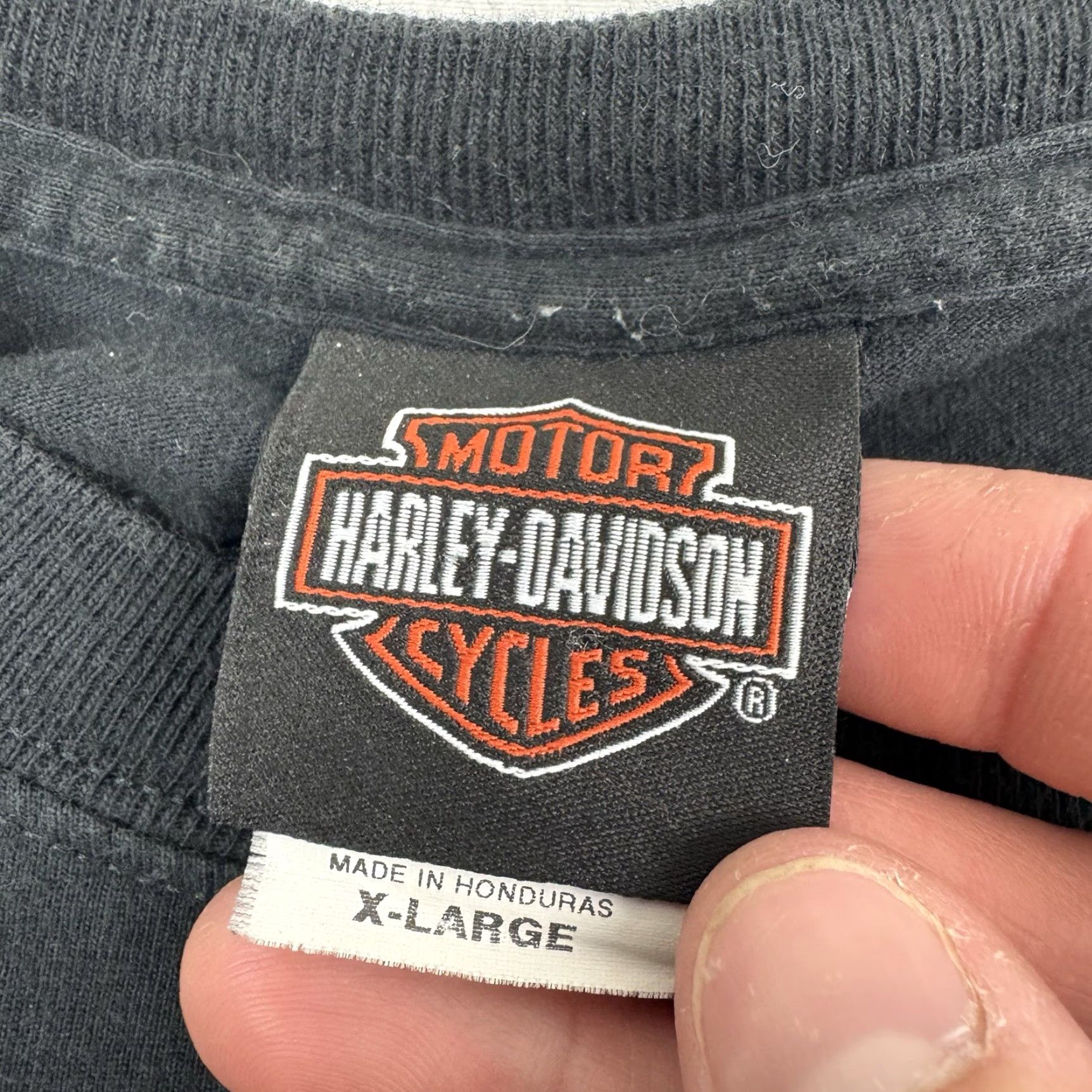 Harley Davidson VINTAGE Harley-Davidson T-Shirt Adult XL Black Graphic Print 2000s Motorcycle Biker Mens Size US XL / EU 56 / 4 - 3 Thumbnail