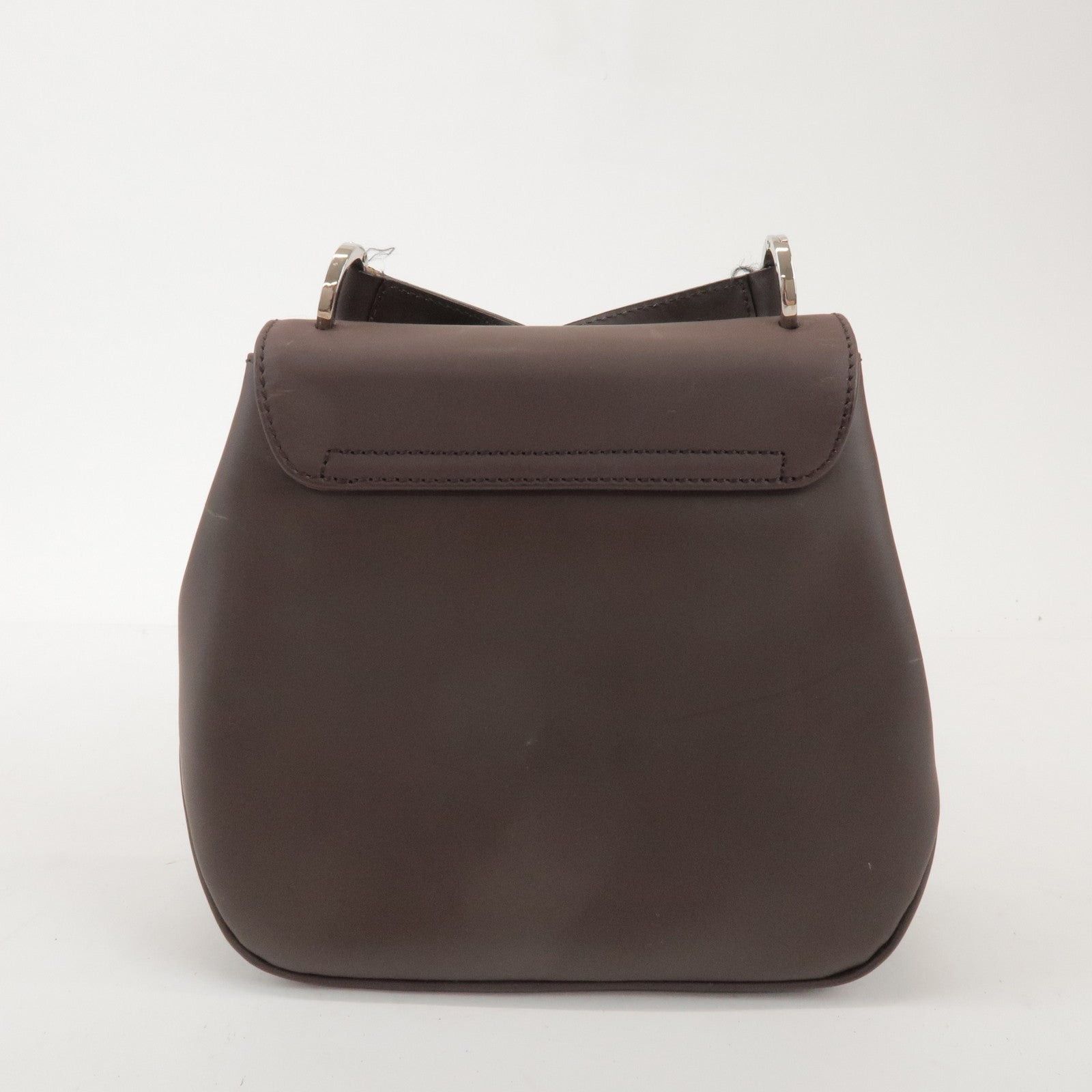 Salvatore Ferragamo Ferragamo Vara Calfskin Crossbody Bag Brown Size ONE SIZE - 2 Thumbnail