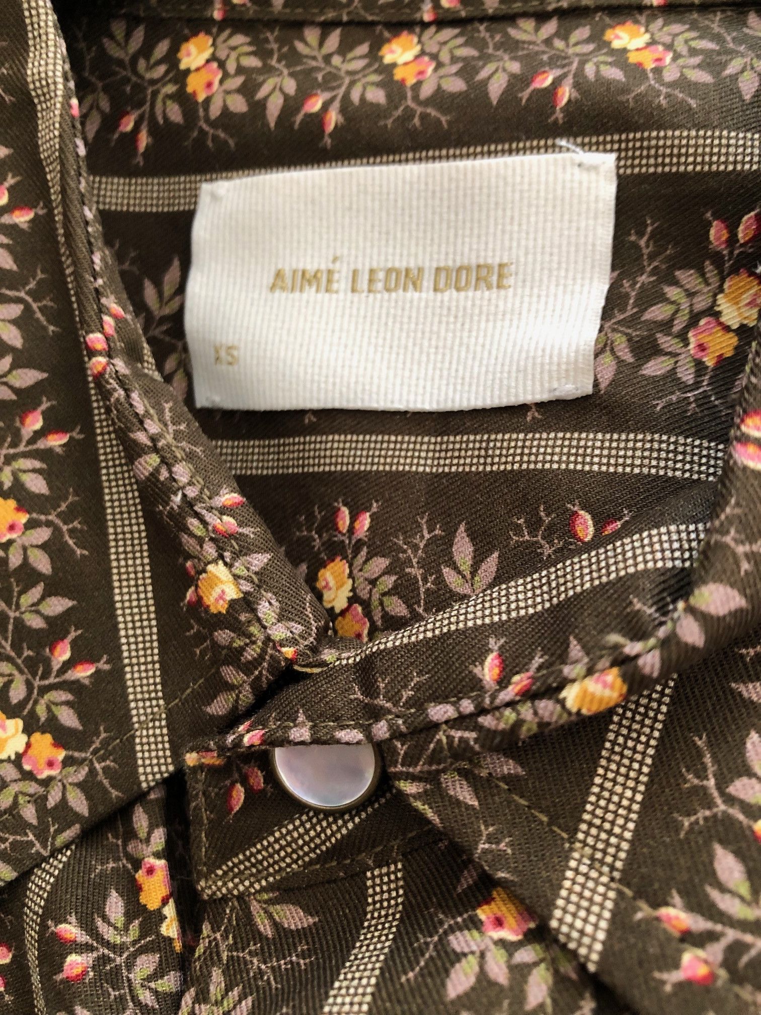 Aime Leon Dore Aime Leon Dore Striped Floral Shirt XS NWT ALD Size US XS / EU 42 / 0 - 3 Thumbnail