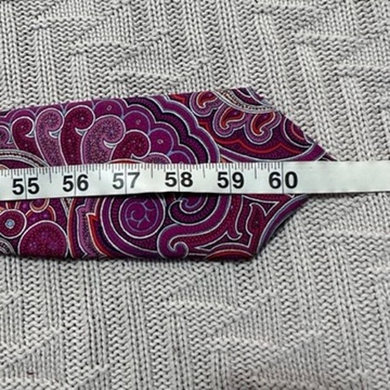 Nordstrom Nordstrom pink paisley silk tie Size ONE SIZE - 4 Thumbnail
