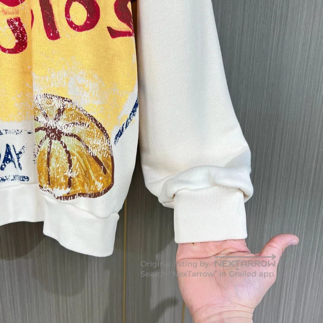 Acne Studios Acne Studios Beige Printed Sweatshirt. Size XXS / US 00 / IT 34 - 4 Thumbnail