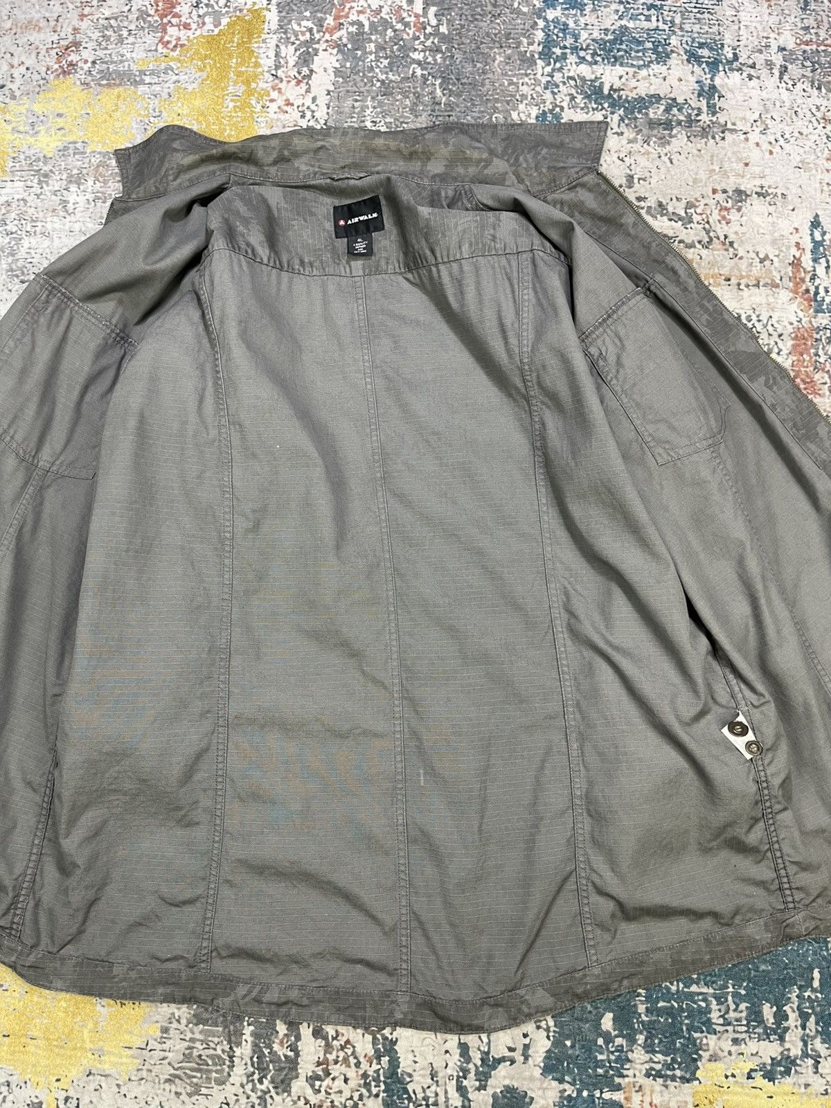 Airwalk Airwalk Ripstop Camouflage Zip Up Overshirt Jacket Size US XXL / EU 58 / 5 - 9 Thumbnail