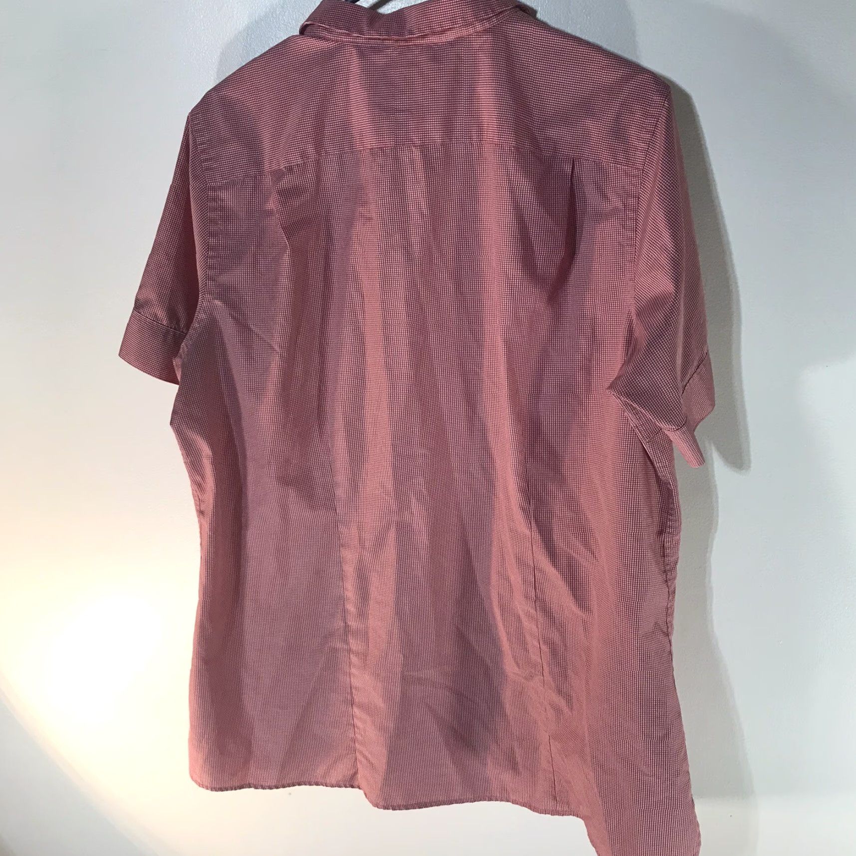 Vintage Oobe Red/White Plaid Button-Up Shirt Womens Size XL Casual Workwear Uniform Size XL / US 12-14 / IT 48-50 - 2 Thumbnail