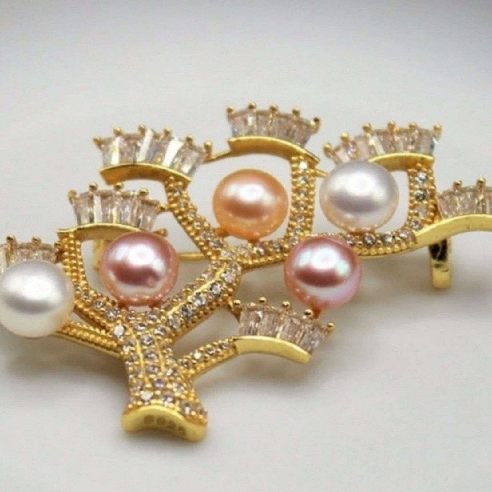 NANO 950 brooch gold アクセサリー SILVER plated pearl
