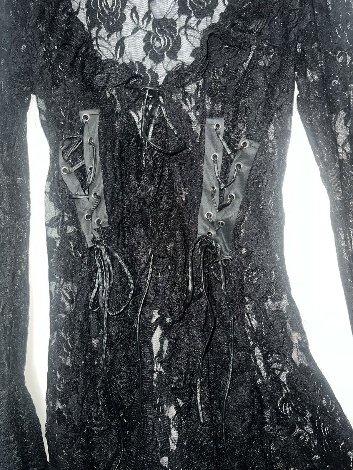If Six Was Nine Dark romantic princess goth lace top 🧛🏻‍♀️🖤 Size S / US 4 / IT 40 - 17 Thumbnail