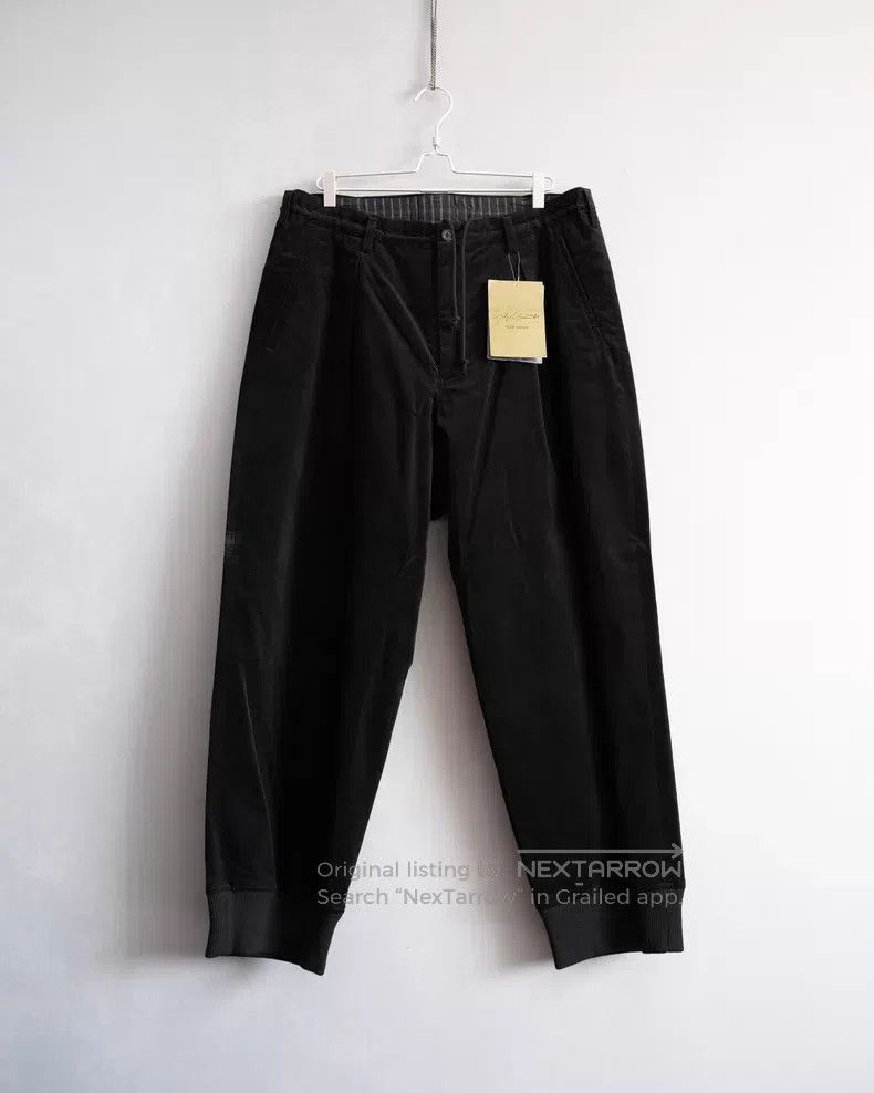 Yohji Yamamoto Yohji Yamamoto Size 3 24AW velvet runway long pants| Size US 30 / EU 46 - 1 Thumbnail