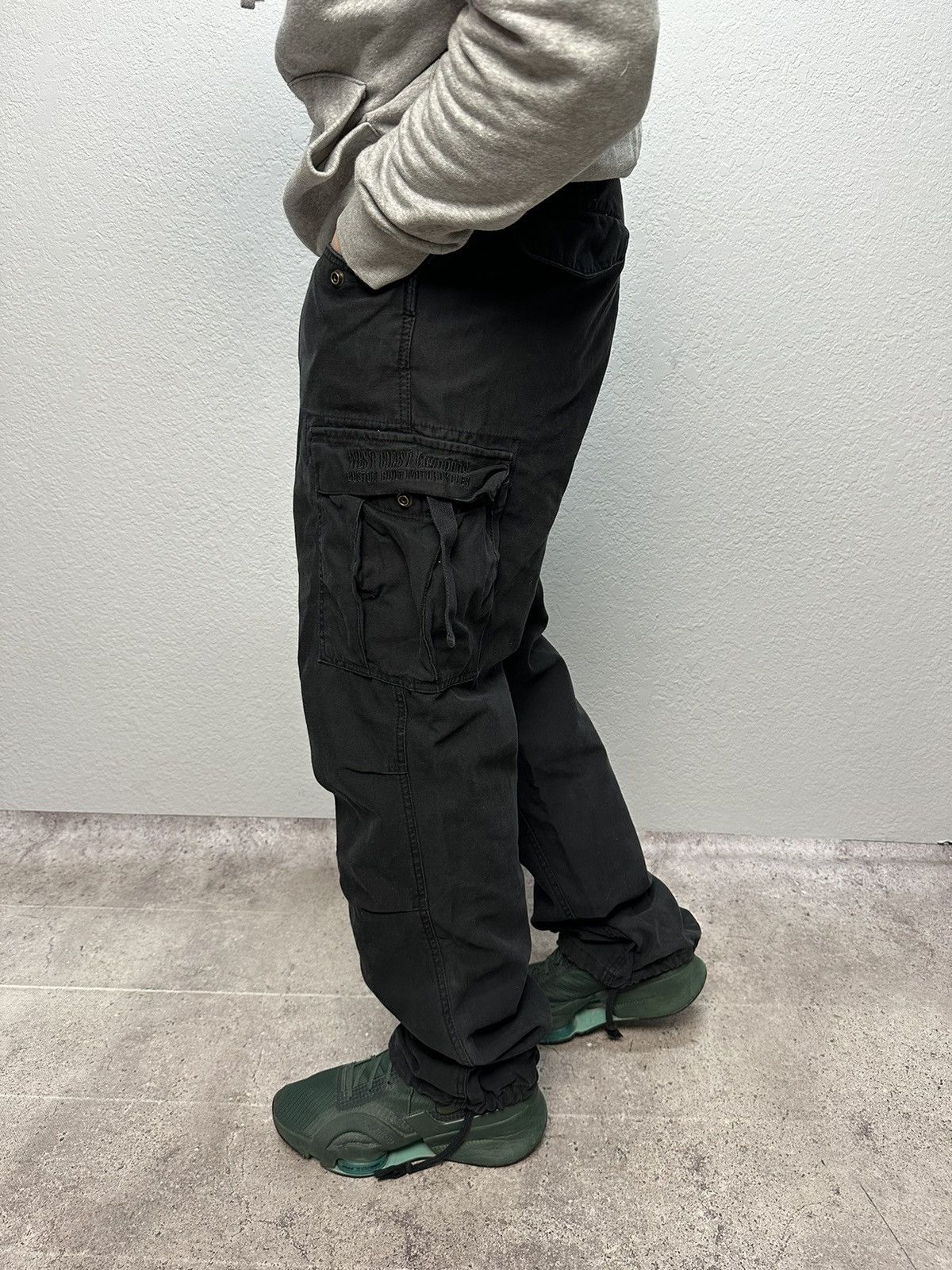 Vintage × West Coast Choppers Vintage West Choppers Cargo Pants Black Archival Y2K Size US 32 / EU 48 - 2 Thumbnail