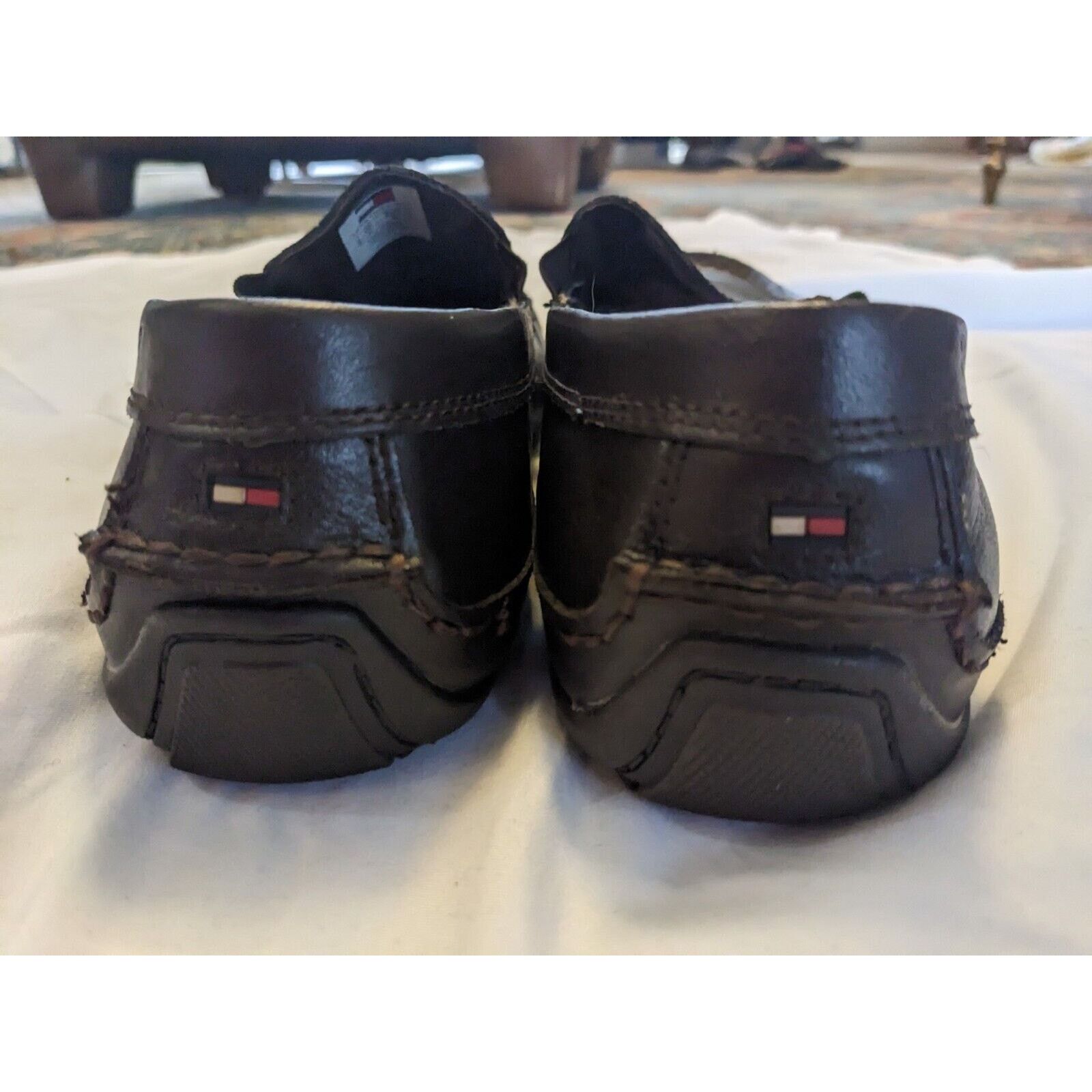 Tommy Hilfiger Tommy Hilfiger Kerry Men's Shoe Leather Loafer Sz 9 Slip On Size US 9 / EU 42 - 3 Thumbnail