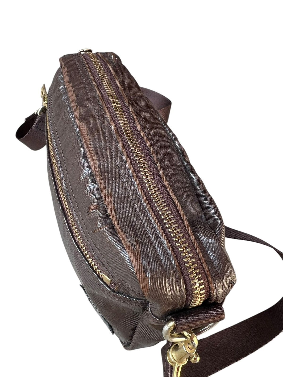 Porter By Yoshida Japan Distressed Coated Waxed Mini Bag