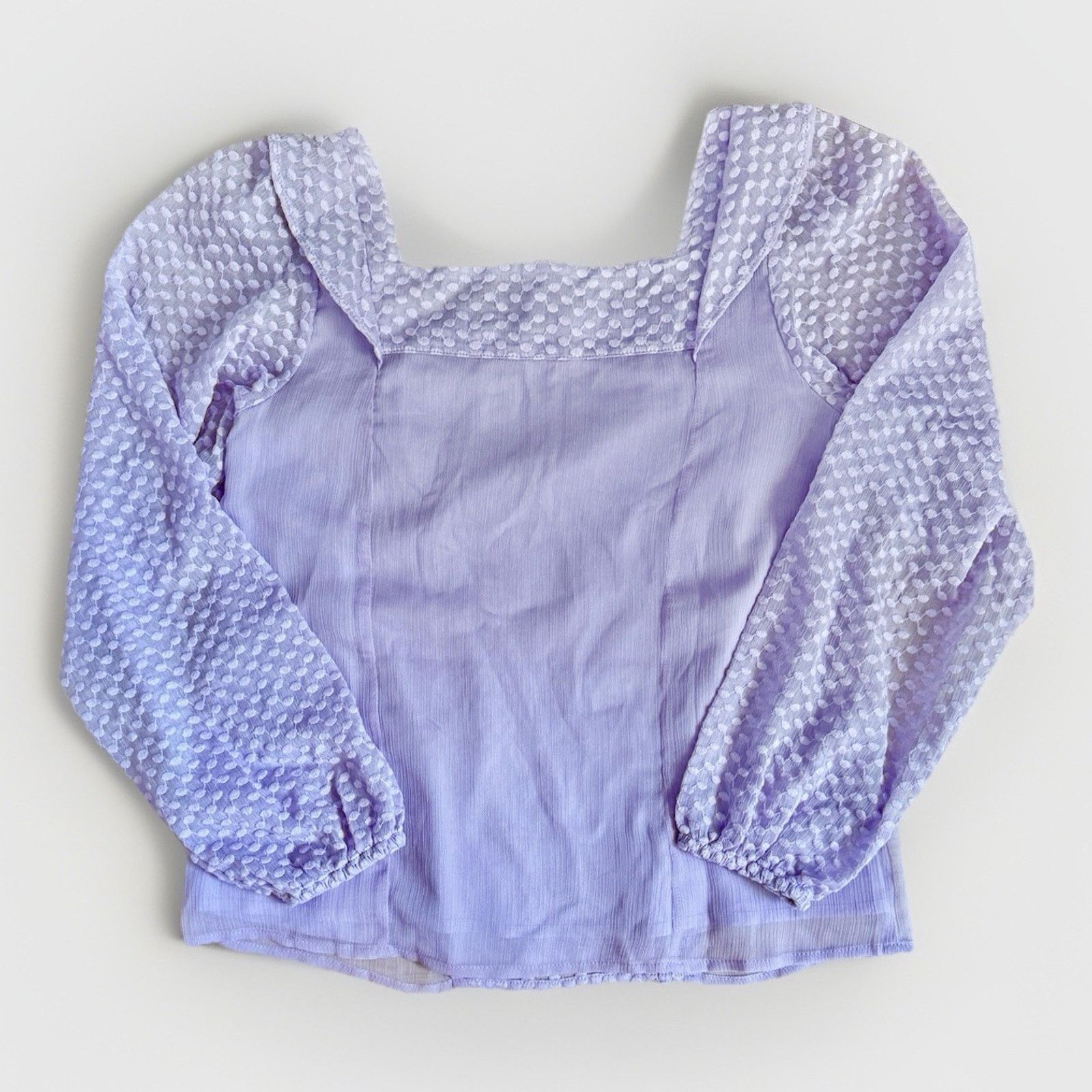Banana Republic NWOT Banana Republic Textured Blouse Long Sleeve Size XXS Size XXS / US 00 / IT 34 - 3 Thumbnail
