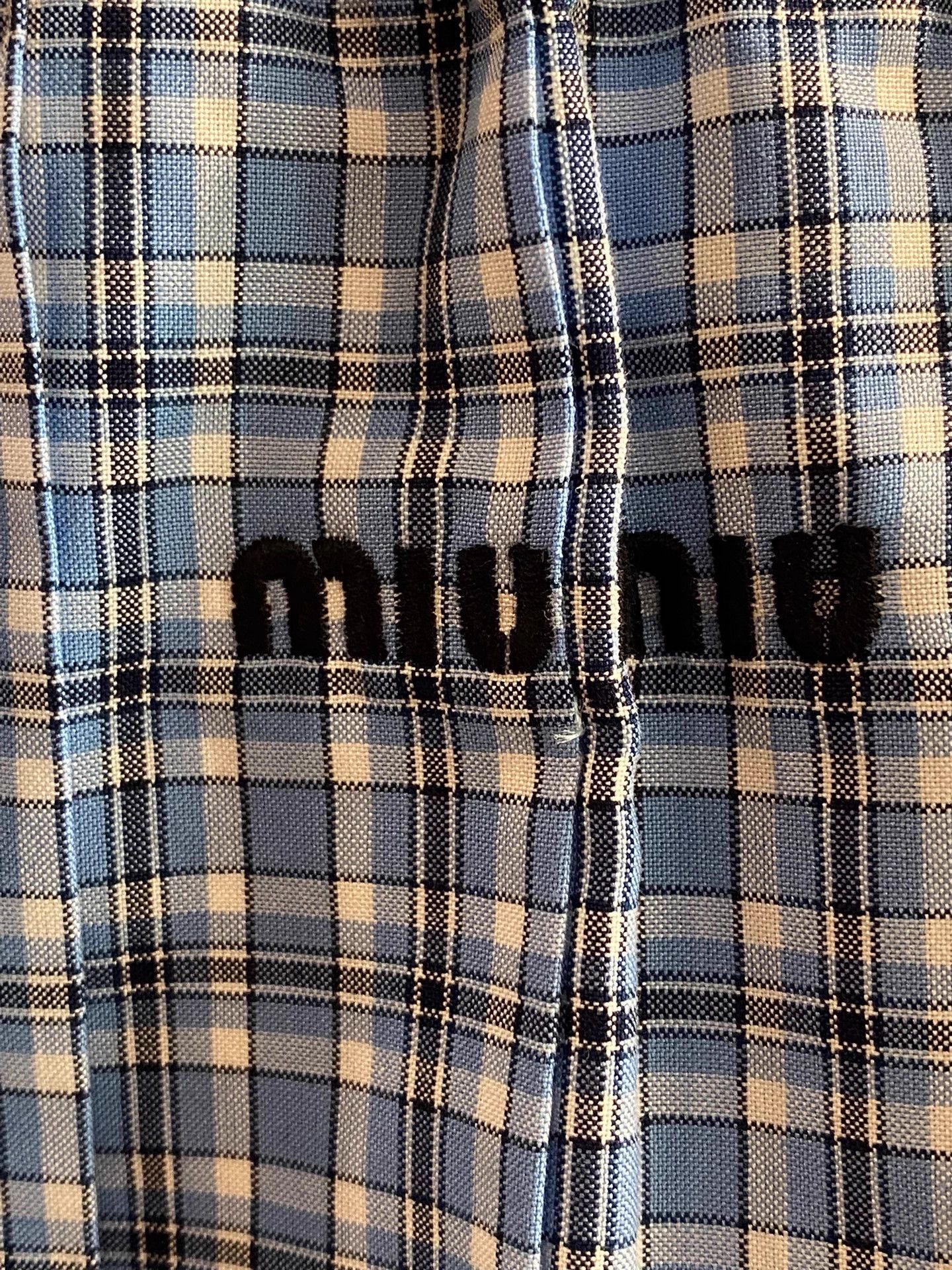 Miu Miu MIU MIU 24 Gingham Classic Preppy Skirt Size 24" / US 00 / IT 34 - 7 Thumbnail