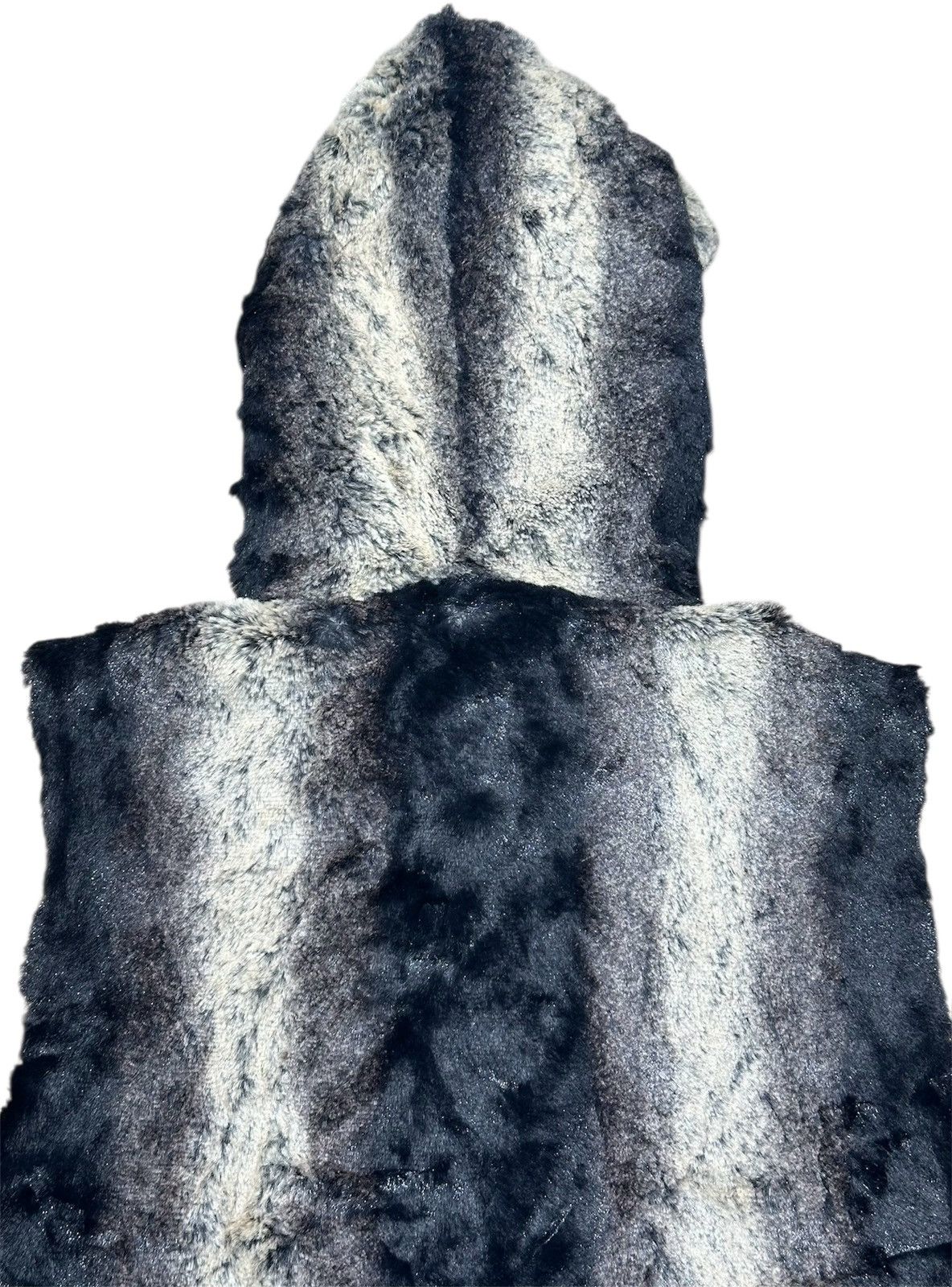 Other Forts Faux Fur Hooded Vest Size XS / US 0-2 / IT 36-38 - 5 Thumbnail