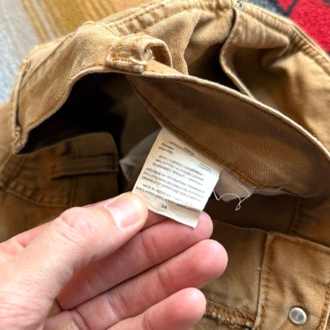 Dickies VINTAGE Dickies Carpenter Canvas Shorts Size 36 Brown Grunge Skate Men Regular Waist 36 Inseam 11 90s Size US 36 / EU 52 - 3 Thumbnail