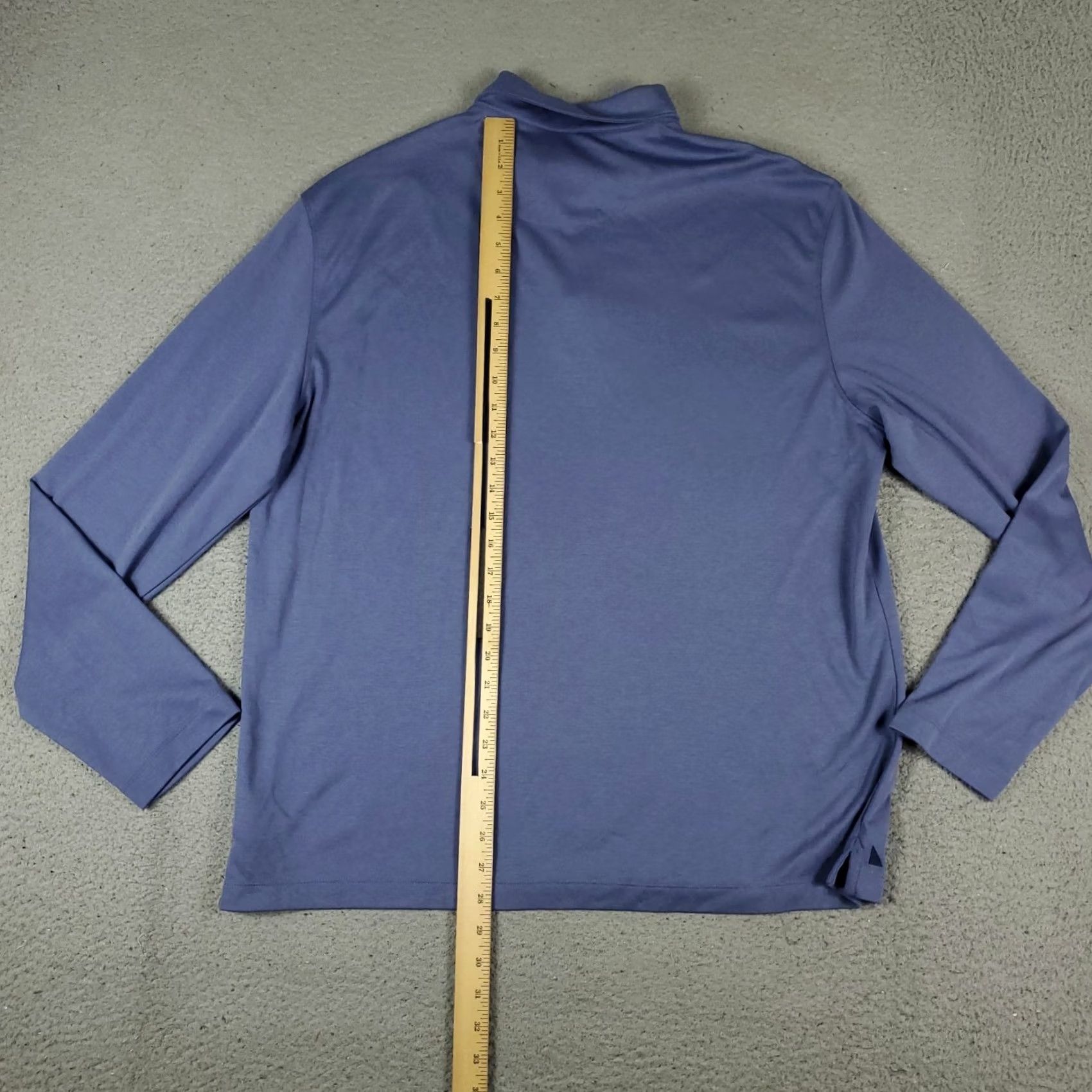 UNTUCKit UNTUCKit Polo Shirt Mens XL Blue Casual Long Sleeve Adult Size US XL / EU 56 / 4 - 3 Thumbnail