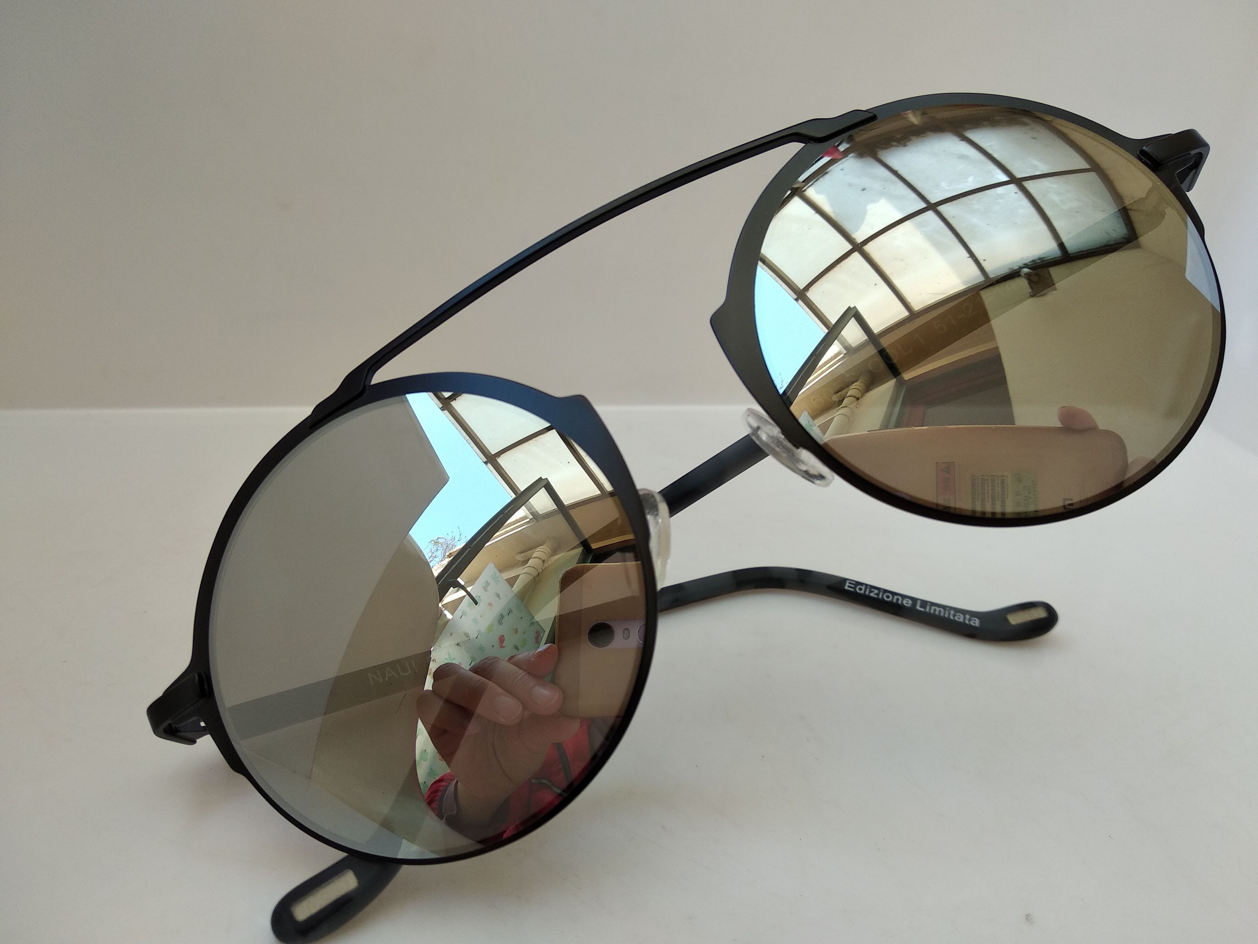 Other NAU！ Black Round Sunglasses Frame BUDDY HOLLY Size ONE SIZE - 5 Thumbnail