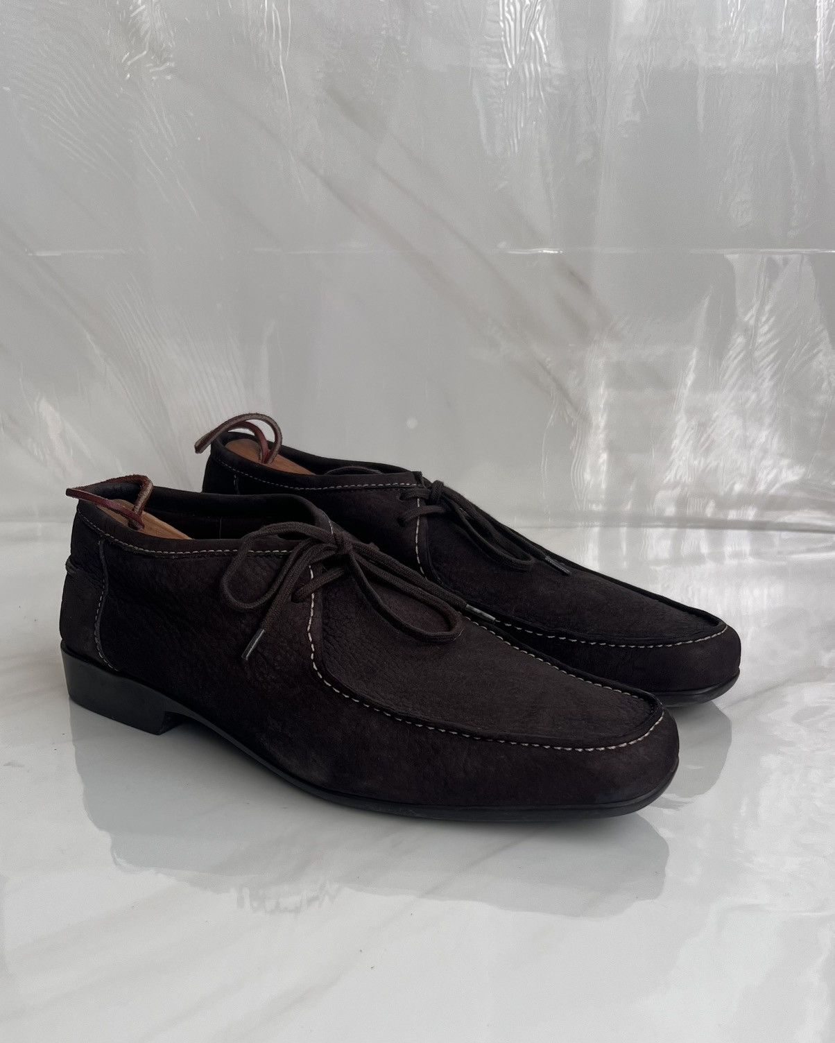 J.M. Weston J.M Weston Men’s Brown suede chukka lace up Dress shoes Size US 7.5 / EU 40-41 - 1 Thumbnail