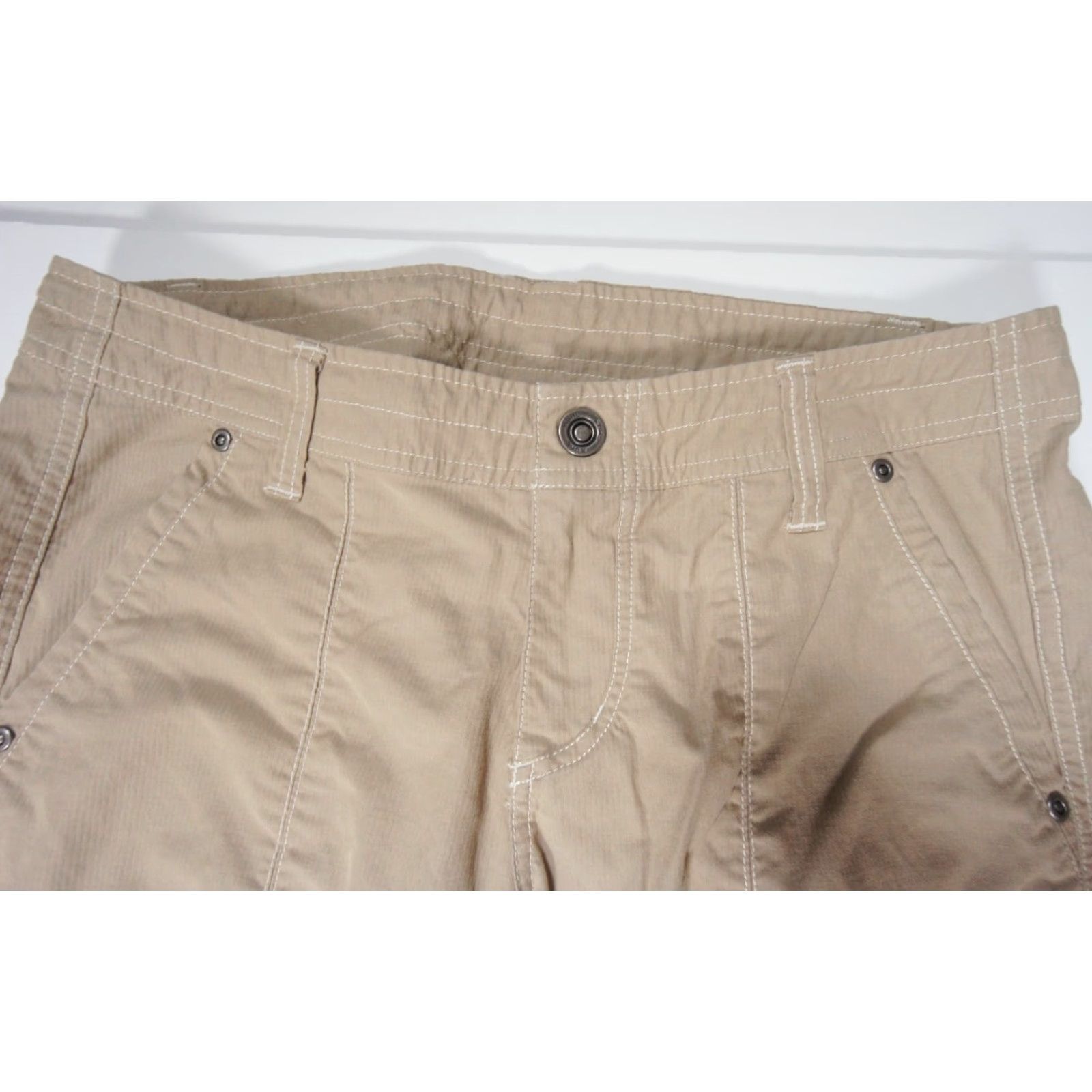 Vintage Vintage Kuhl Women's Pants Chino Stretch Outdoor Casual Size 8 Beige Size 30" / US 8 / IT 44 - 3 Thumbnail