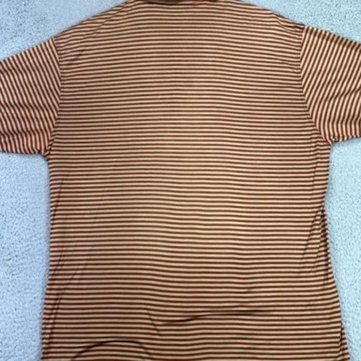 Vintage Como Sports by Cobra Polo Shirt Mens Large Brown Striped Golf Rugby Short Sleeve Polo Shirt Size US L / EU 52-54 / 3 - 2 Thumbnail