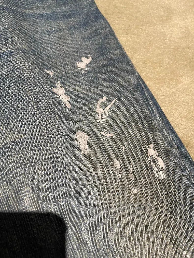 Helmut Lang HELMUT LANG Splattered Denim Pants Size US 29 - 3 Thumbnail